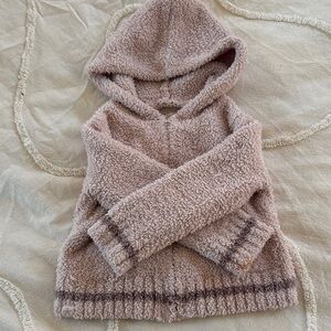 Barefoot dreams Cozy Pink Hooded Sweater